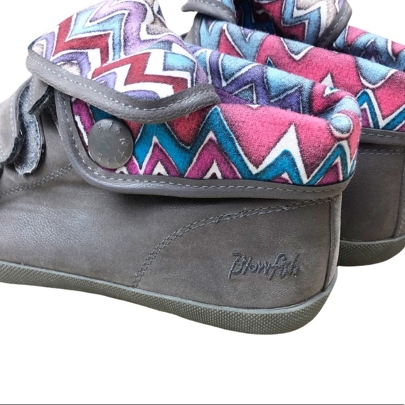 Blowfish Machiko Malibu Fold Over Patterned Colorful Casual Shoes - Picture 7 of 13